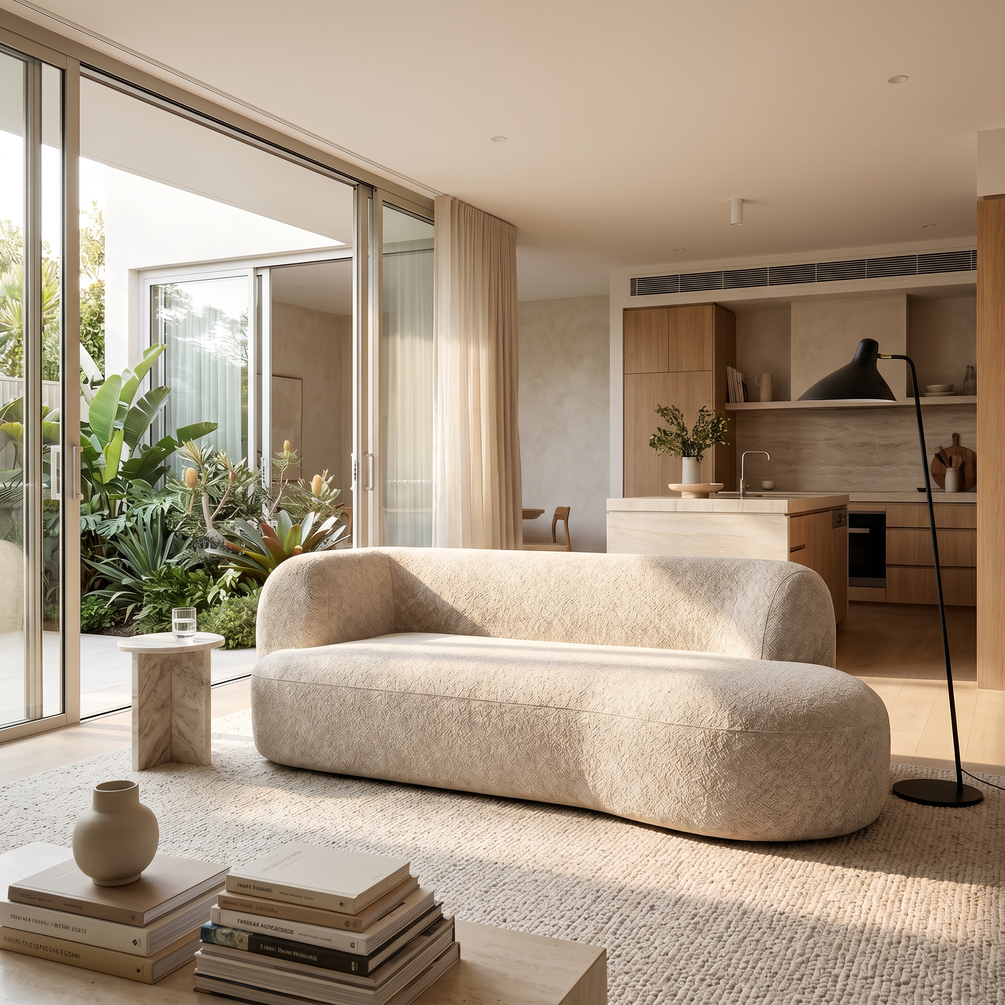 Ember Curve Sofa