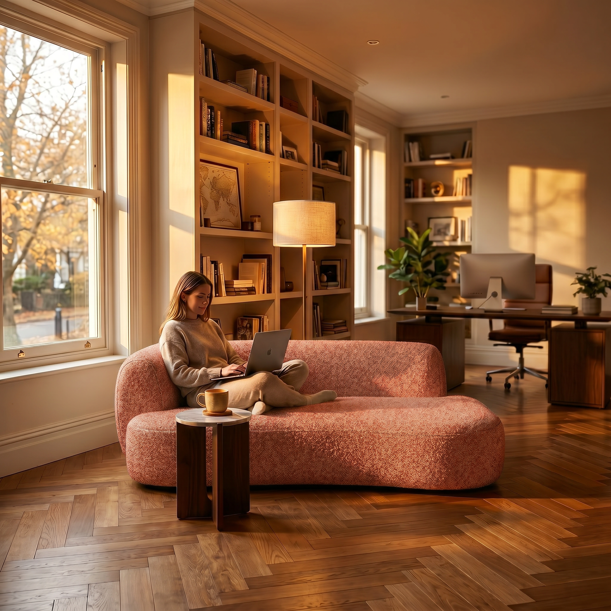 Ember Curve Sofa