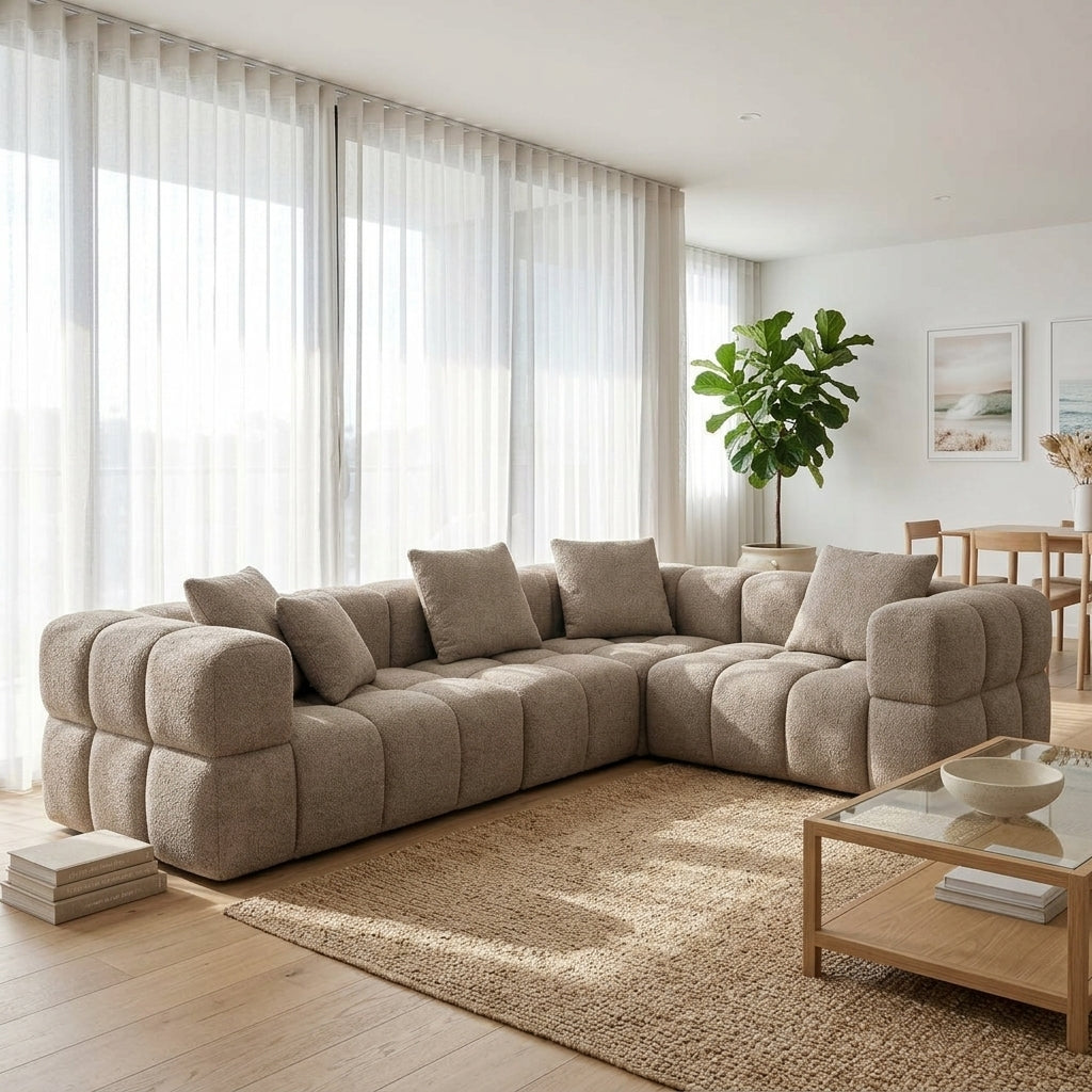 Modular Sofa in a Living Room